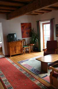 Blick ins Wohnzimmer